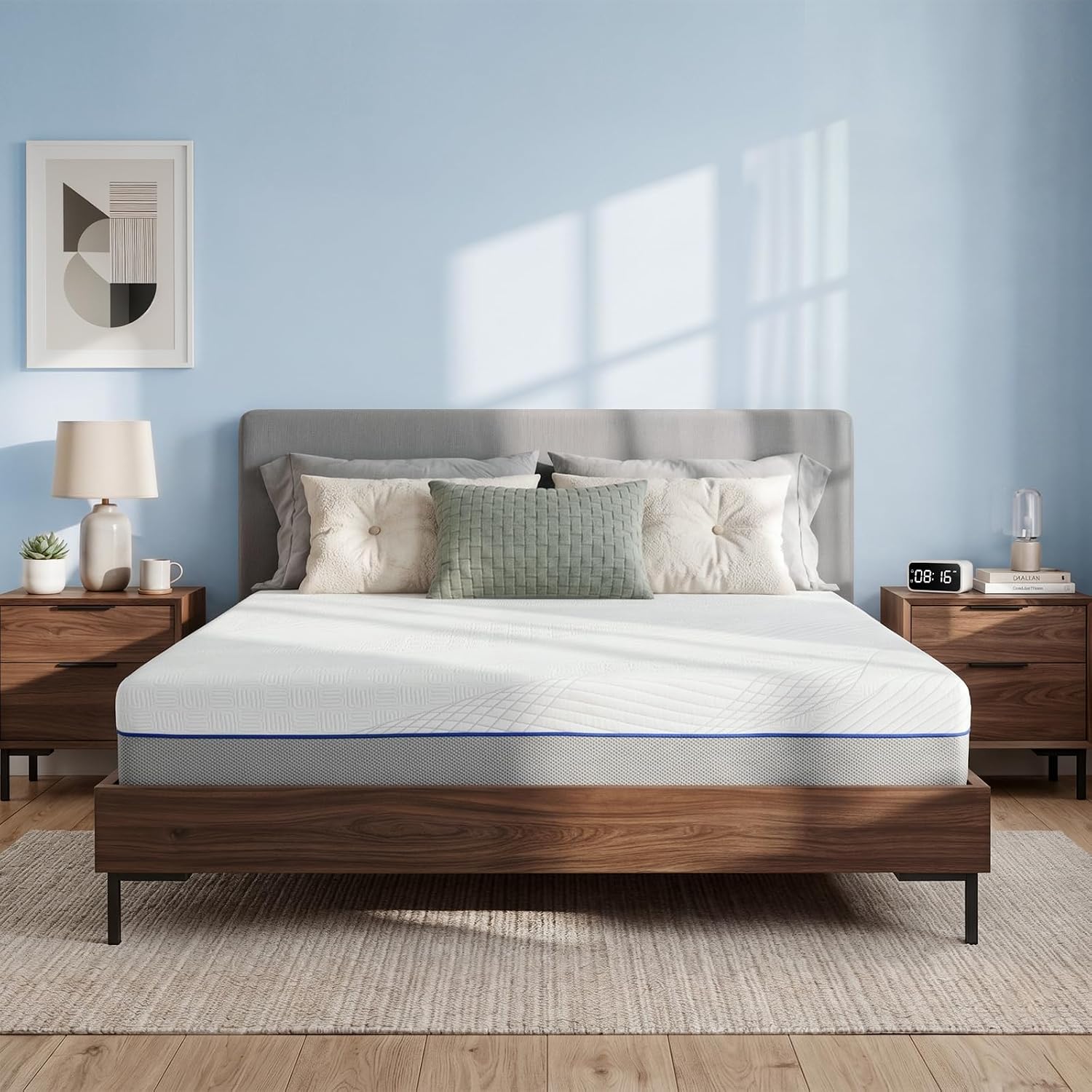 Memory Foam Mattress In A Box Queen - Materasso matrimoniale in memory foam da