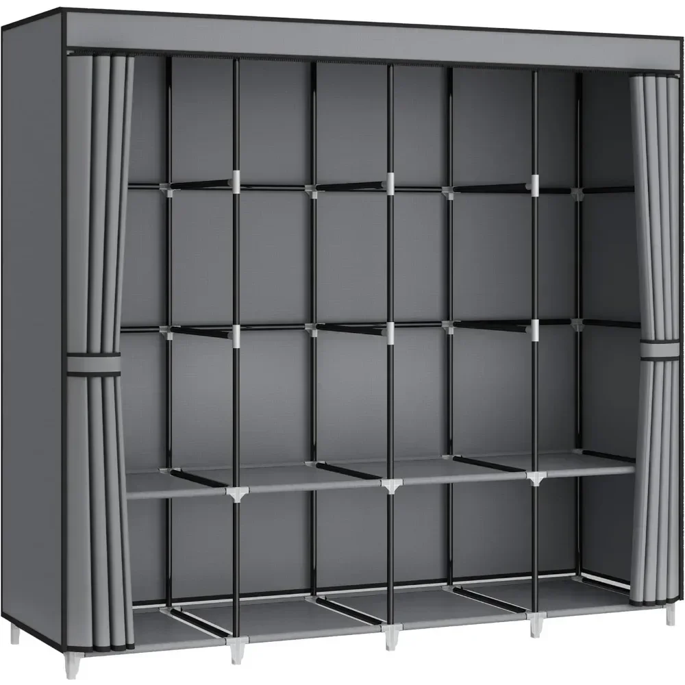 Armadio Portatile da 67 Pollic - Wardrobe Closet Portable Fabric Cover recensione e prezzo
