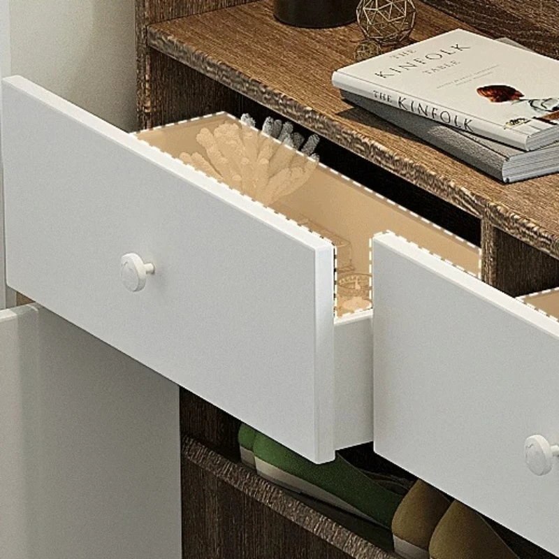 &Slim, mobiletto porta scarpe  - Shoe Rack Cabinet Narrow Entryway recensione e prezzo