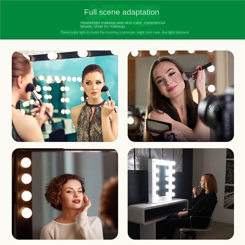 Lampada da tavolo a LED ricari - Dressing Table Vanity With Lighted Mirror recensione e prezzo
